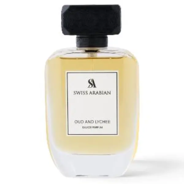Swiss Arabian Oud and Lychee 100ml Eau de Parfum - Unisex High-Concentration Luxury Arabic Perfume with Long-Lasting Scent