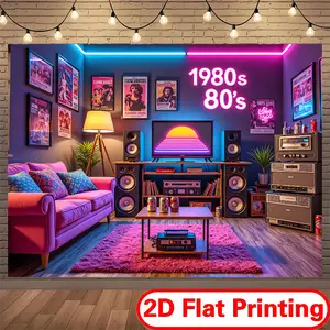 Room Decoration Outdoor Event Background Cloth Soft Polyester Material Multiple Sizes Optional Photo Booth Props, Anniversary, Bachelor Party & Celebration Decorations