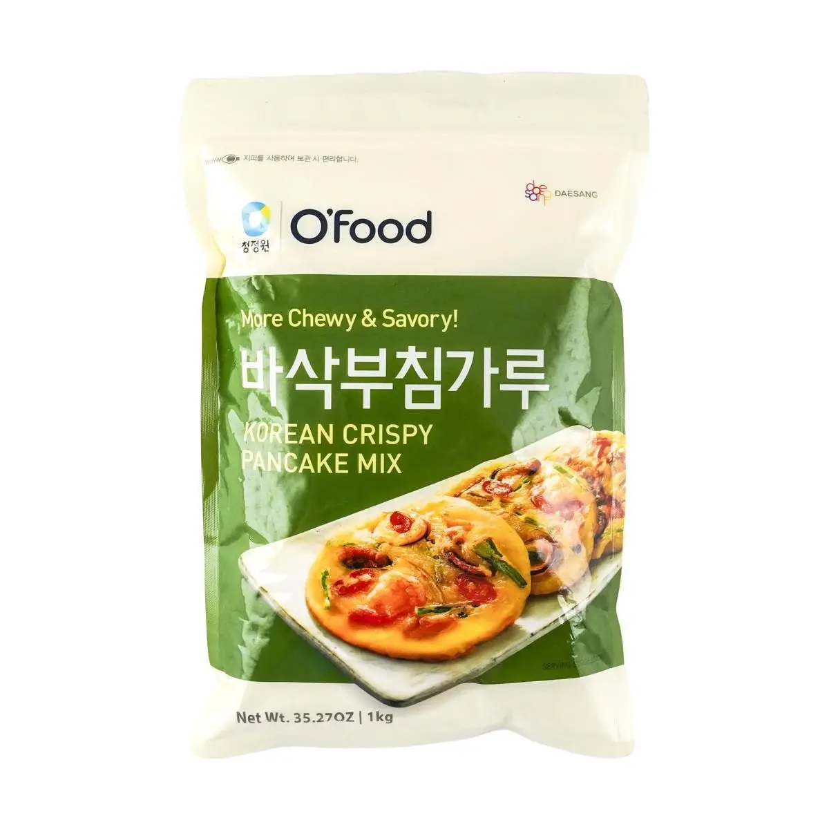 O'Food Korean Pancake Mix 1kg - Savory Kimchi Jeon, Seafood Pajeon, Potato Pancake Flour for Authentic Korean Cuisine