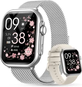 2026 Smart Watch: Charge Once, Use 100 Days! 1.85" HD Screen, Bluetooth Call, 24/7 Health Monitor (Heart Rate/SpO2/Sleep), 120+ Sport Modes, Perfect Gift for Men Women
