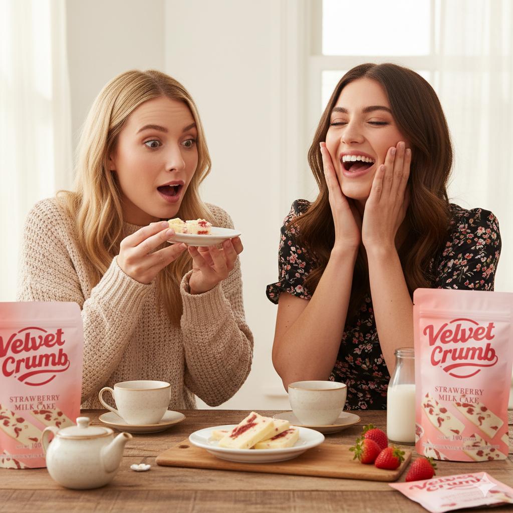 6-Pack Strawberry Milk Cake & Mango Milk Cake, Assorted Soft Milk Cake Combo with 2 Fruit Flavors. Includes 3 bags of strawberry milk cake and 3 bags of mango milk cake, individually wrapped. Soft and creamy treats, perfect for party desserts. 6-Pack Strawberry Milk Cake & Mango Milk Cake, Assorted Soft Milk Cake Combo with 2 Fruit Flavors. Includes 3 bags of strawberry milk cake and 3 bags of mango milk cake, individually wrapped. Soft and creamy treats, perfect for party desserts.