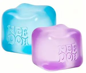 Cute NeeDoh Nice Cube Solid Squish Fidget Toy for Kids Adults