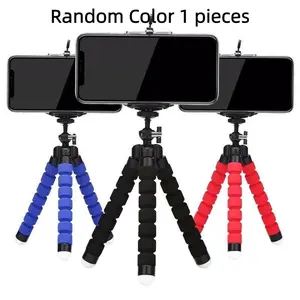 Octopus Phone Stand, Camera Tripod Holder, Durable Foldable Design, Compatible with iPhone & Other Devices, Ideal for Photography & Live Streaming, Cellphone Accessories, Phone Accessory Compatible, Selfie Accessories