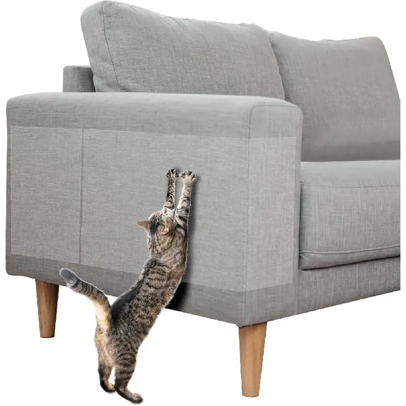 Couch Protector for Cats, 12 Pack Double Sided Sofa Anti Scratching Sticky Tape, Cat Scratch Deterrent Tape, Anti Cat Scratch Furniture Protectors from Cats