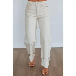 Olivia Vervet Jeans - Natural