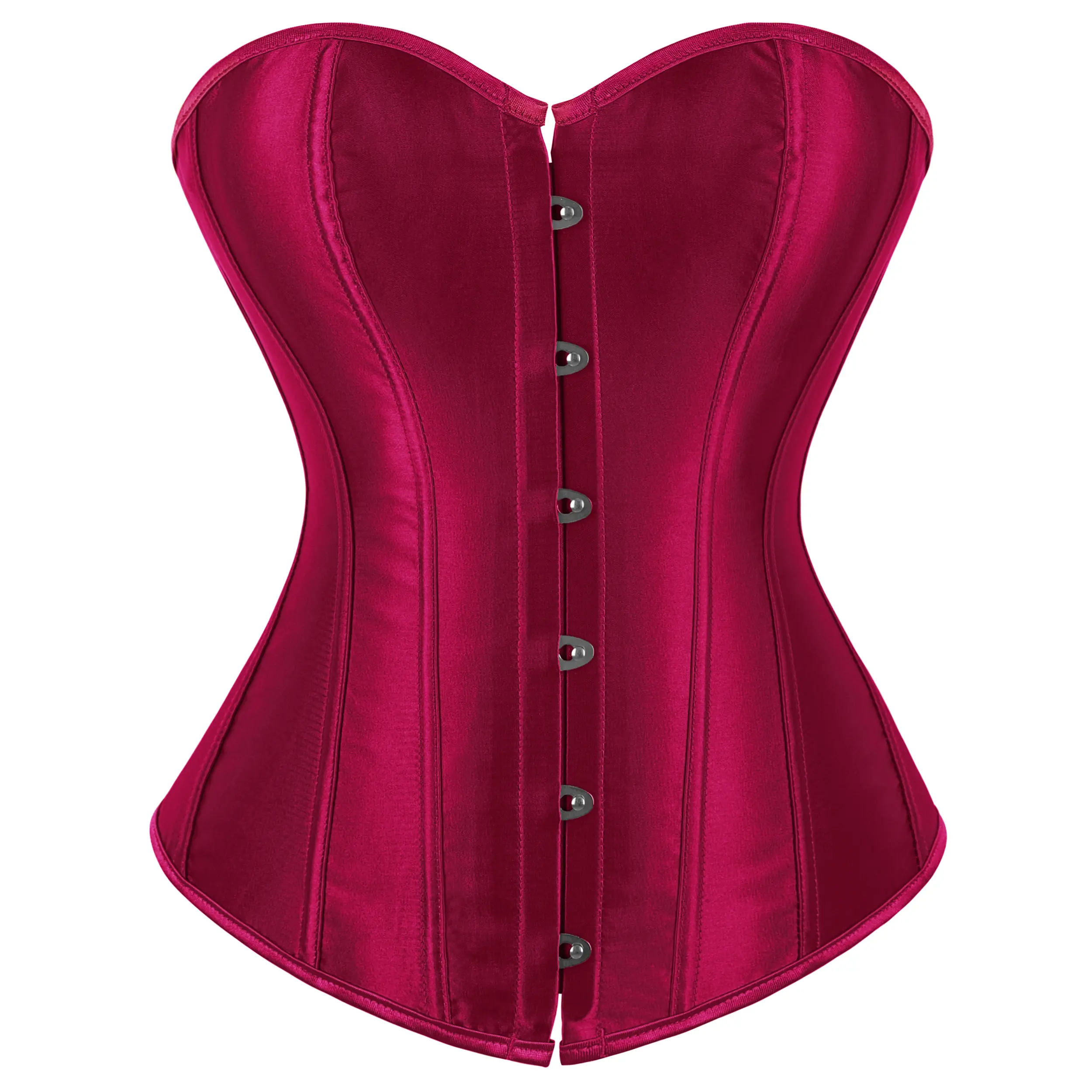 Milalee Corset Top for Women Sexy Plus Size Bustier Corset Lingerie Vintage Satin Waist Cincher Halloween Renaissance Costume Shapewear 808 Outfit Womenswear