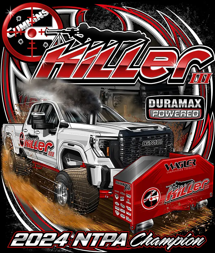 Cummins Killer Truck Hoodie for Men Long Sleeve Crewneck Hoodie Menswear Printed Letters 7.8 oz Cotton Black S-3XL