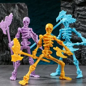 Flexible Jointed Skeleton Model Toy, Fun Prank Decoration, Interactive Building Blocks, Unique Gift Idea, Perfect for Party Decorations