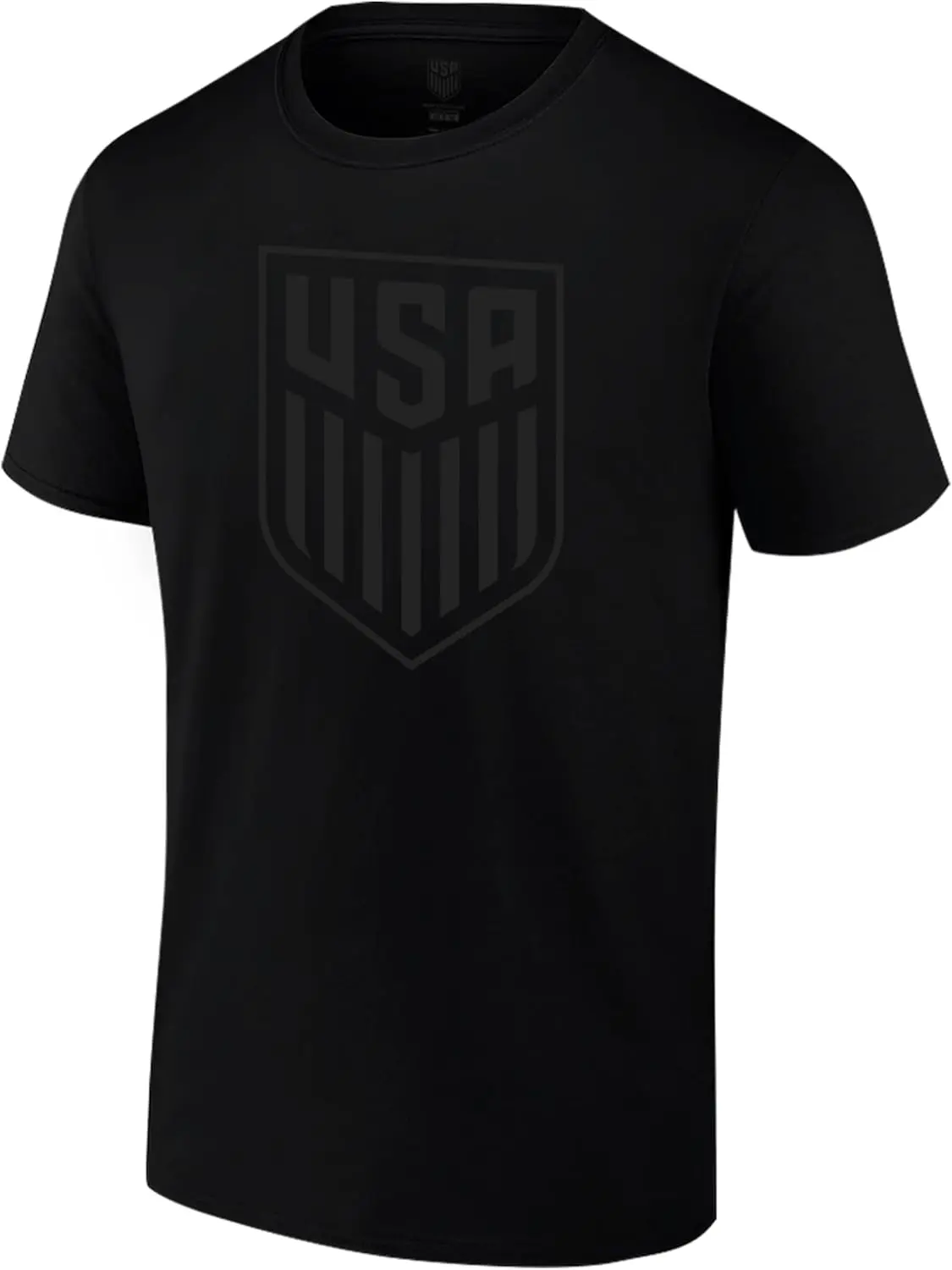 U.S. Soccer Federation USMNT Adult Color Logo T-Shirt - Blackout Design