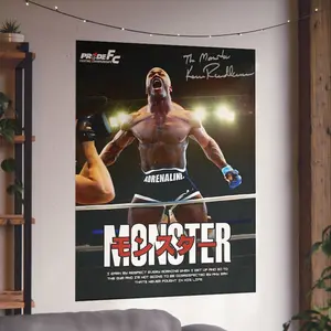 Kevin Randleman, Poster, Pride Fc Poster, Poster Ideas, Fighter Poster, Athlete Motivation, Wall Decor