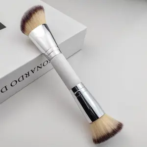 Dual-head dual-purpose foundation blush contouring brush, soft-bristled beauty tool, loose brush makeup brush, professional-grade multi-functional facial brush, portable travel makeup brush set, Makeup Blending Brush