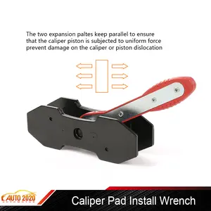 Brake Caliper Press Tool 360° Wrench Pad Install Tool Ratchet For most large trucks commercial vehicles with Four piston Calipers