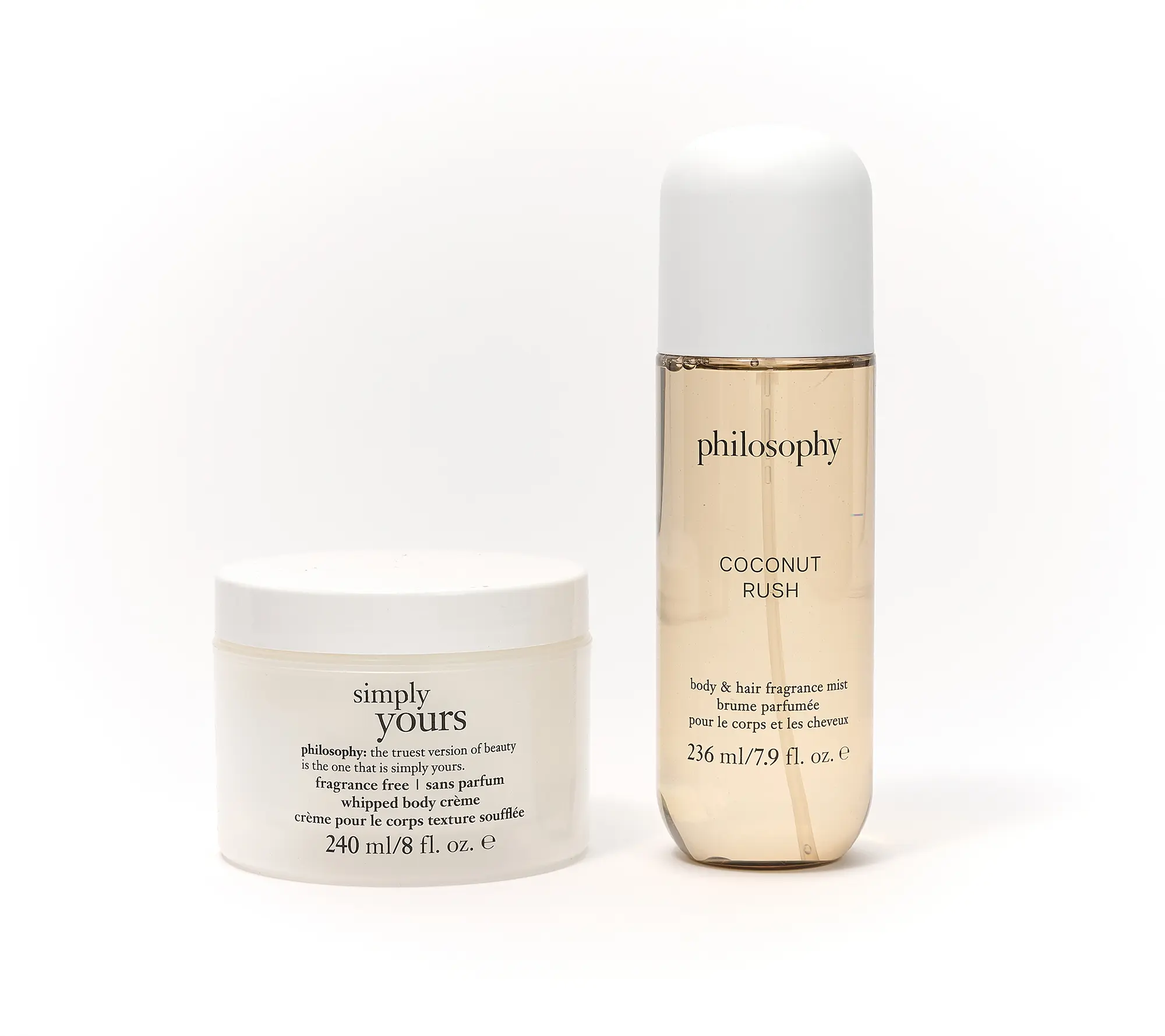 philosophy simply refresh body, hair & skin 2pc set