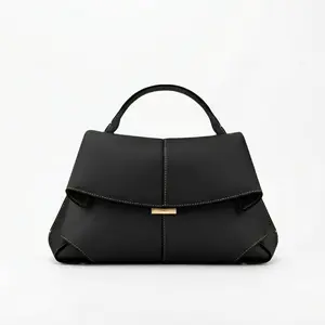 Women's Genuine Synthetic Leather Crossbody Bag - Stylish Brown Shoulder Handbag with Adjustable Strap, Smooth Texture Design, Suitable for Daily Use, Textured Surface Finish