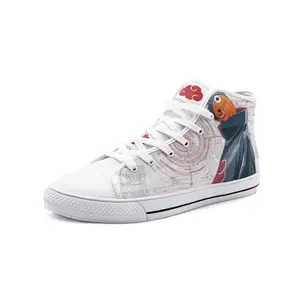 Akatsuki Tobi Unisex High-Top Canvas Sneaker, Casual Trainer Footwear with Laces for Daily Wear