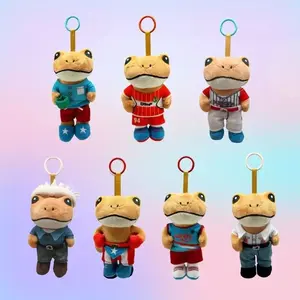 Frog Plush El Sapo Concho Soft Game Inspired Stuffed Toy in Various Outfits Perfect Gift for Gamers Unique Accessories