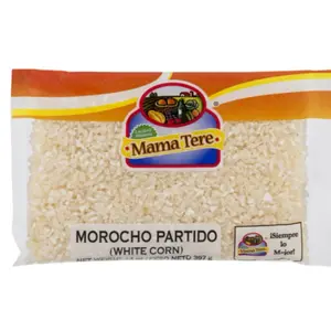 Mama Tere morocho partido 14 oz - Mama Tere white corn Ecuador Grain