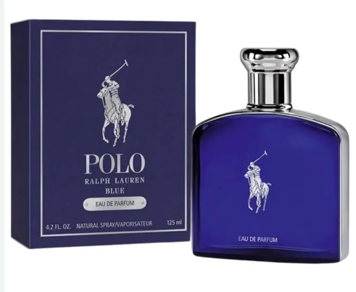 Ralph Lauren Polo Blue Eau De Perfume - Men's Cologne - Aquatic & Fresh - Intense Fragrance with Citrus, Oakwood & Vetiver