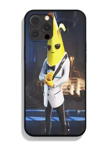 Fortnite Phone Case Agent Peely Battle Royale Best gift, gaming gift Fit for iphone X,11,12,13,14 iphone 16 pro max case
