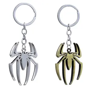Spider Keychain Araneid Animal Key Ring Metal Key Chains Halloween Gifts For Women Men Handbag Accessorie Handmade Jewelry Gifts