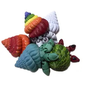 Random 3D printed hermit crab