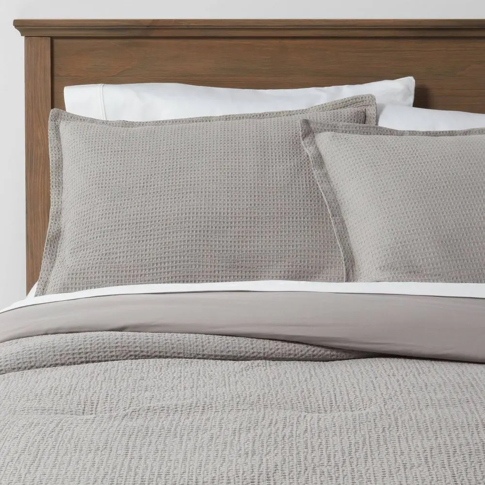 Threshold Cotton Waffle Comforter Set OEKO-TEX Waffle-Weave
