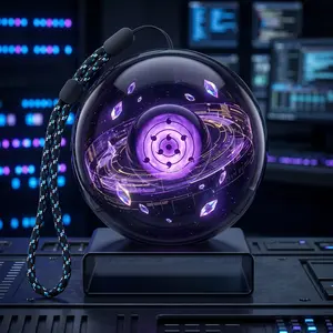 Personalized Sharingan 3D Crystal Ball Display - 2.76" WiFi Digital Video Orb - Custom Anime Memory Player - Perfect Birthday & Holiday Gift for Him tiktokshopspringglowup