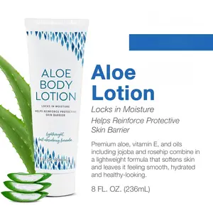 Forever Living Aloe Body Lotion - 2 Pack of 8 fl oz Each - Vegan & Gluten-Free with Argan & Macadamia Oils - Fast Absorbing Formula for Smooth Hydrated Skin