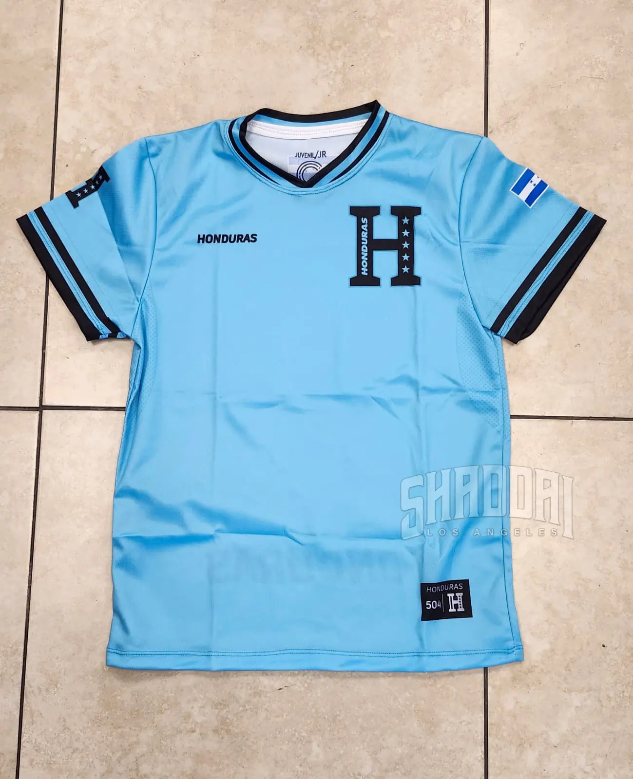 Honduras Soccer Shirt - Original Sports Apparel, Aqua Professional Sports Camiseta