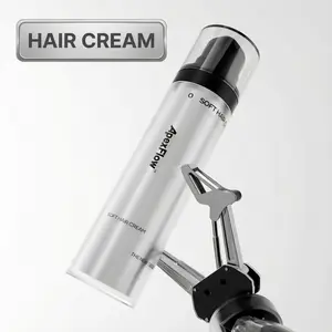 ApexFlow Hair Volume Styling Cream for Curl, Thin & Flat Hair-Texturizes & Defines, Smooths, Hydrates, Gentle Formula, De-Frizzes, Eco-Friendly Refill Design, Non-Greasy for Men and Women