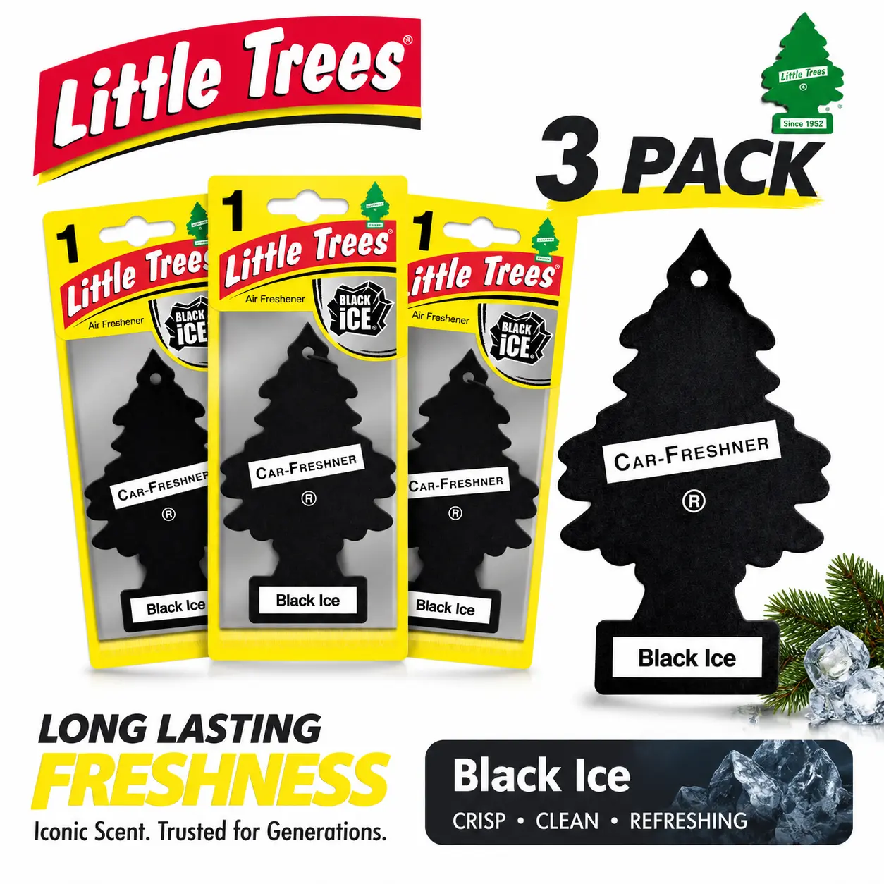 Little Trees 3 PACK Car Air Freshener!
