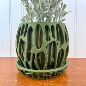 The Slime Planter Pot, Indoor Flower Pot, Tabletop Planter