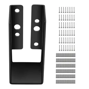 VEVOR Concealed Joist Hanger,  2"x4" Outdoor Accent Concealed-Flange, Pack of 24 Concealed Joist Bracket, Q235 Steel Plate Powder-Coated Concealed Face Mount Joist Hanger Inner 40x91 mm for Beam Swing