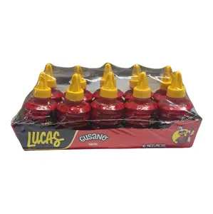 Lucas Gusano Chamoy Candy Snack, 10 Pieces of 1.26oz Each