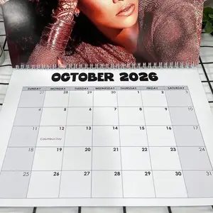 Ri Wall Calendar 2026, Calendar Gift For Fans, New Year 2026 Calendar, Monthly Planner Style Home Decor, Wall Calendar Planner, New Year Unique Gift, Christmas Gift