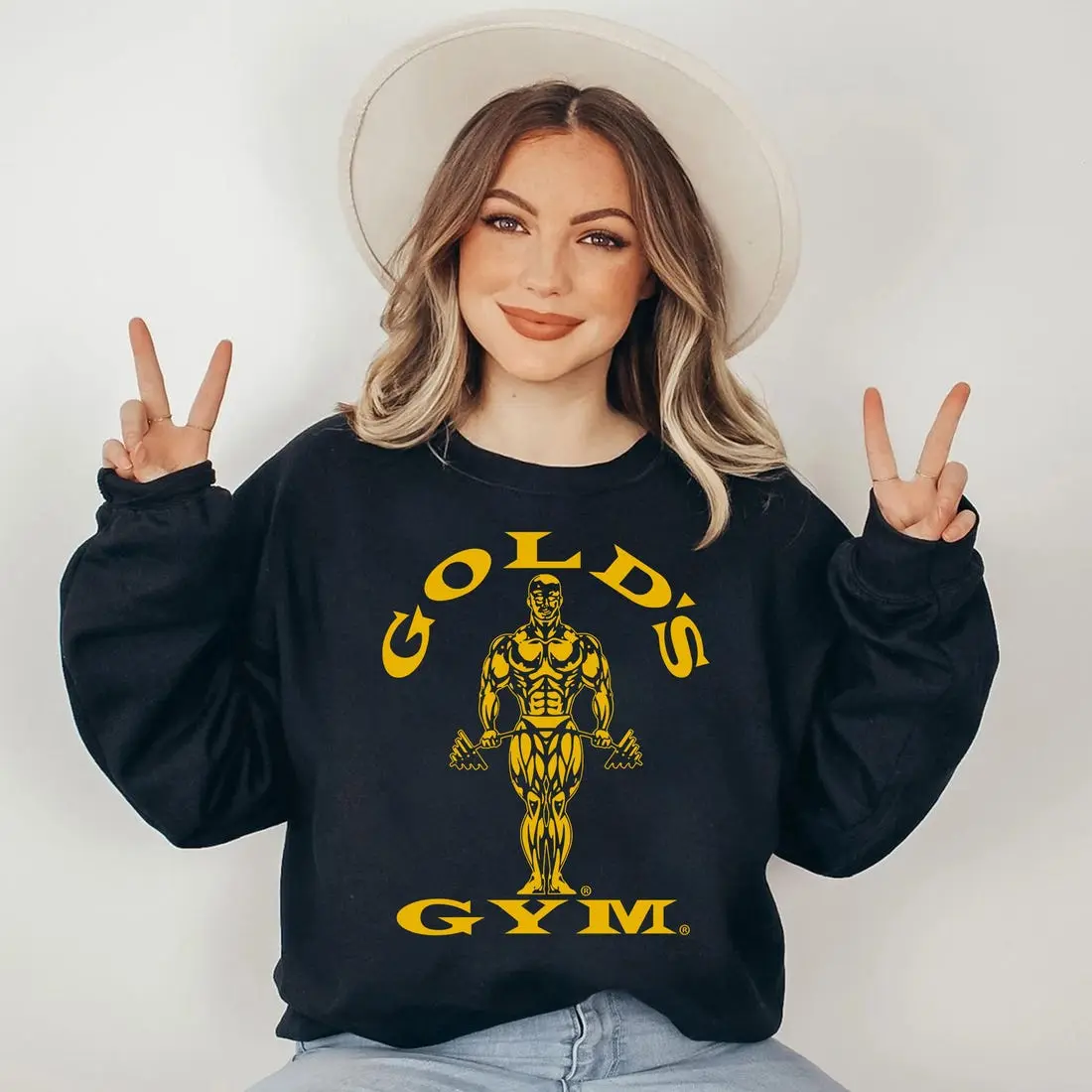 90s Retro Golds Gym Classic Hoodie Shirt, Gold's Gym Fitness Hooded Sweatshirt