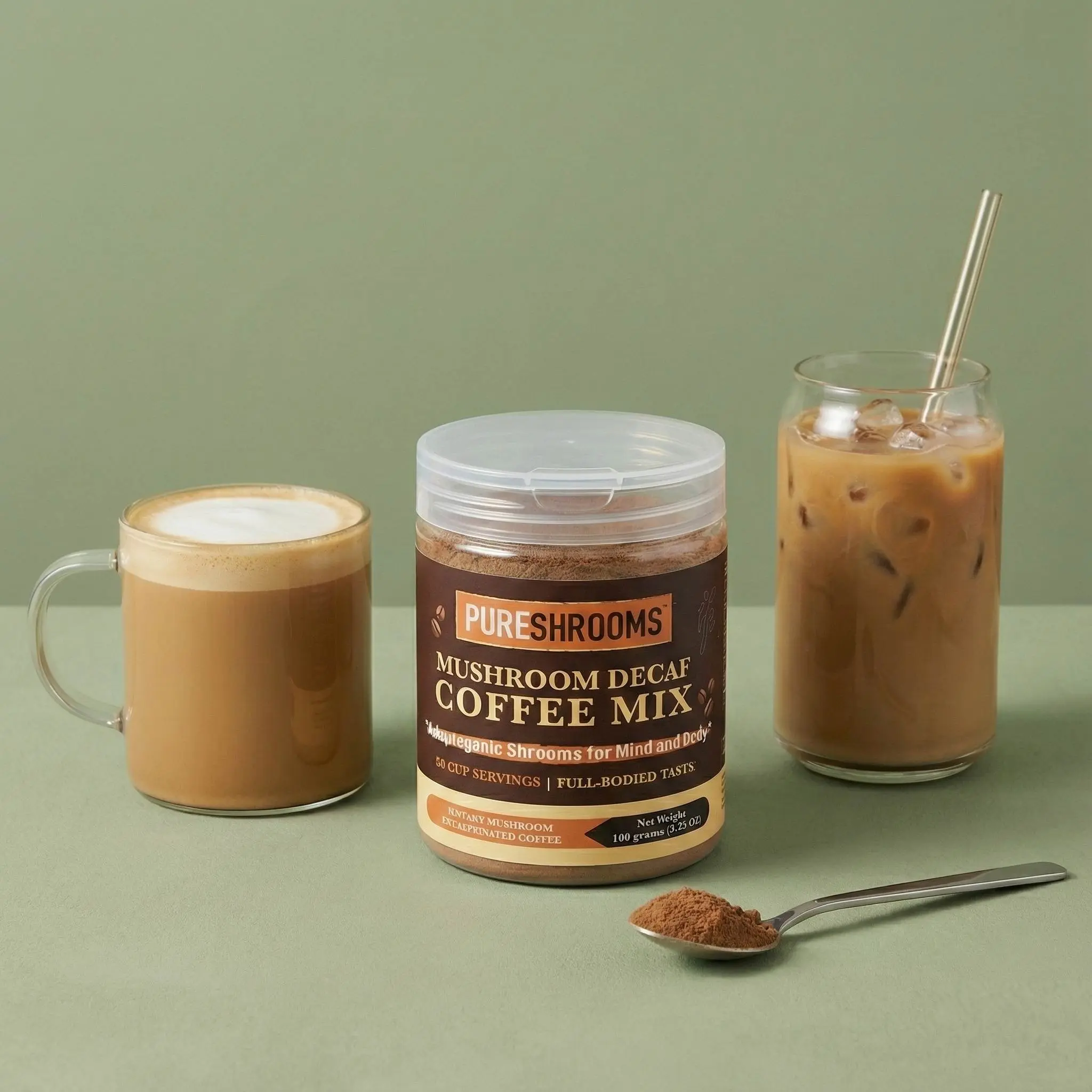 Decaf. 10 in 1 Instant Mushroom Coffee