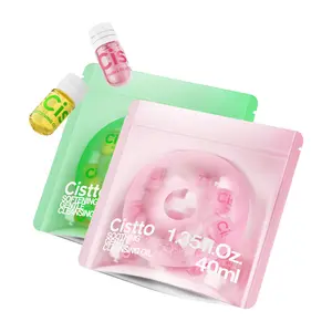 Cistto Disposable Cleansing 0il Travel-size Portable Capsule Cleansing 0il For Oily and SensitiveSkin-20 Capsules  Makeup Remover