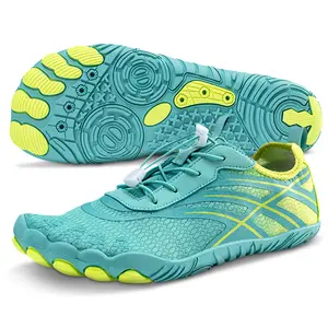 Women’s Flat Sandals | Wide Toe Barefoot Water Shoes | Travel & Home Slippers | Indoor & Outdoor Beach & Climbing Aqua Socks rubber sole