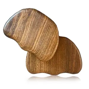 1pc Wooden Body Scratching Massage Tool Set, Head Face Back Neck Shoulder Body Leg Round Ball Massager, Meridian Circulation Aid, Body Care