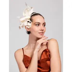 Lucia Fashion Flax Fascinator