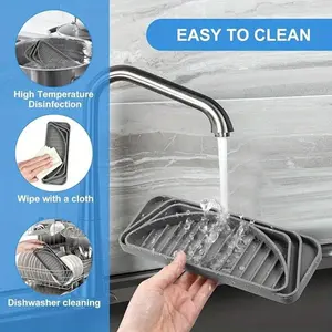Dispenser Drip Tray To Protect Ice and Dispenser Tray, Dispenser Overflow Pad To Collect Basin Drainage