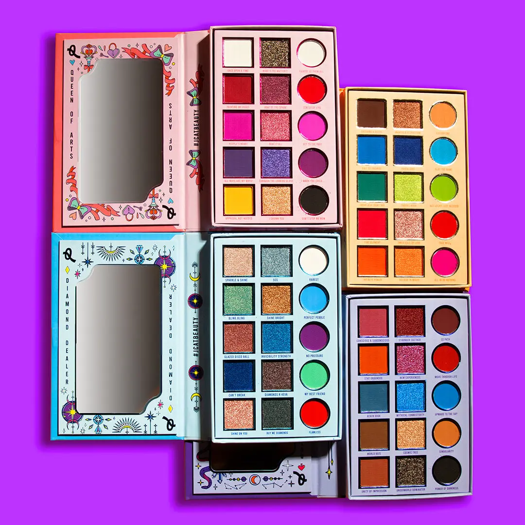 House of Queens 15 Color Palette Eyeshadow Makeup Chunky Eyeshadow