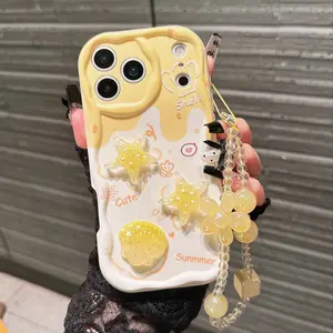 Sweet Sea Star Shell Ocean Life Pattern Phone Case, Anti-Drop Thickened Protective Cover for iPhone 17/11/12/13/14/15/16/x/XR/11pro/12pro/13pro/14pro