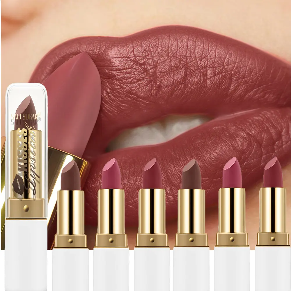 Pearlescent Lipstick Fine Glitter Diamond Moisturizing Color-holding Moisturizing Mermaid Ji Velvet Matte Lipstick Hydrating
