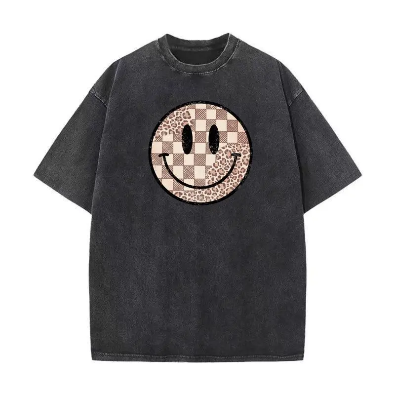 Washed Cotton Tee-Black