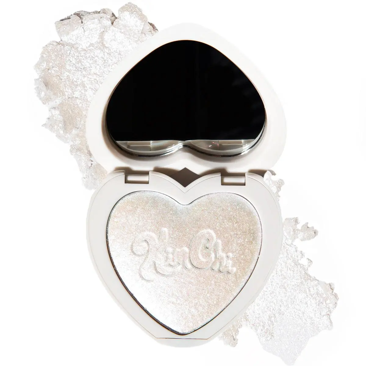 Pearl Gone Wild Pressed Shimmer Highlighter Compact with Mirror Pearl Gone Wild Pressed Shimmer Highlighter Compact with Mirror