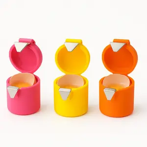 ck of 3 - Egg Shell Opener Cracker Peeler Separator for Raw & Hard Boiled Eggs Kitchen Gadgets in Yellow Pink Orange Cooking Bakery Tools Effortless Egg Prep Versatile Use Colorful Options Utensils ColorfuPal