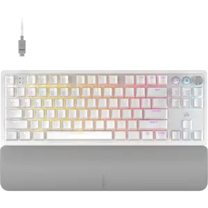 K70 PRO TKL High-Performance Hall Effect Programmable Gaming Keyboard with Rapid Trigger - White