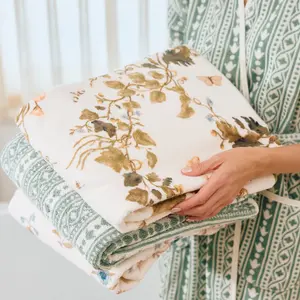 Leah O'Connell x Weezie Floral Scallop Bath Towel